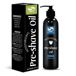 8 fl. Oz, Unscented Pre Shave Oil for Men, Premium Pre Shave Oil