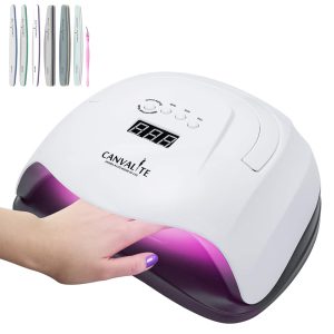 80W UV Nail Lamp, Canvalite Nail UV Lamp Professional LED Nail Lamp