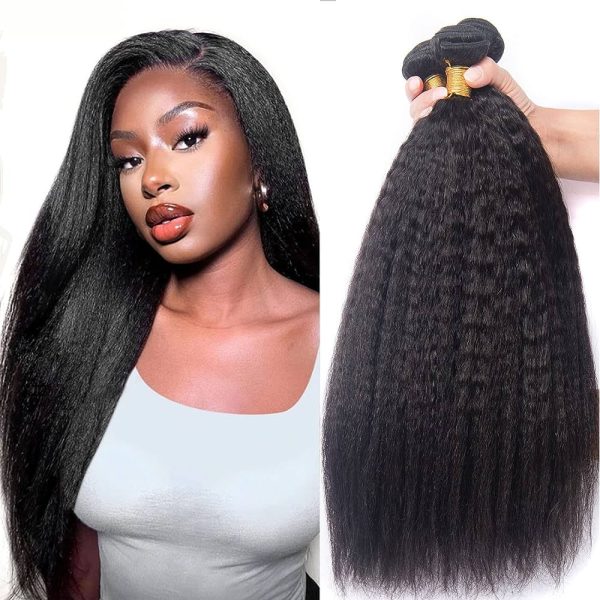 9A Grade Brazilian Yaki Straight Hair 3 Bundles