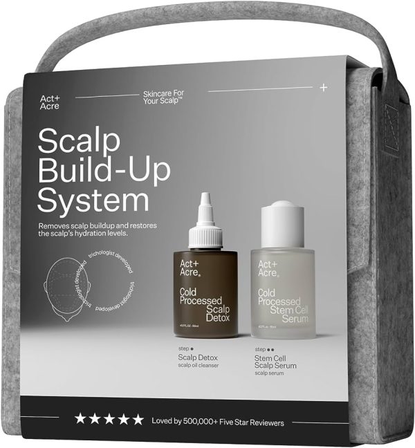 Act+Acre- Cold Processed Scalp Detox removes product build-up