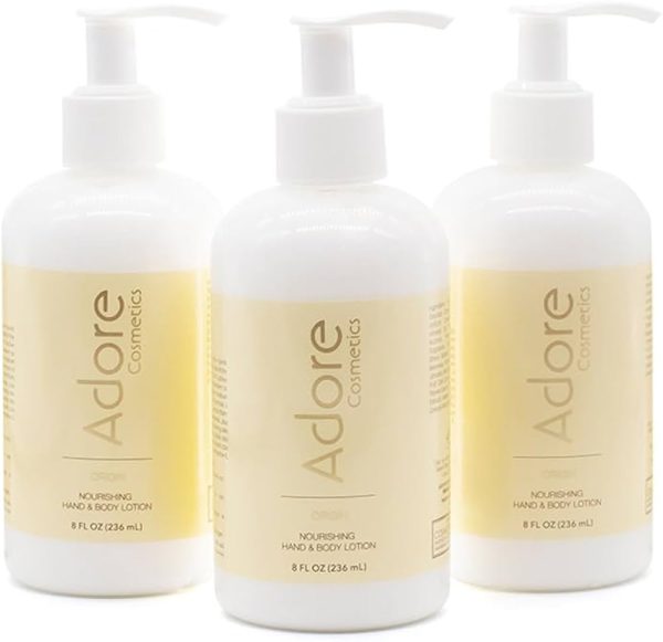 Adore Nourishing Hand and Body Lotion with Organic Plant Stem Cells – Revitalizing Skin Care for Men & Women