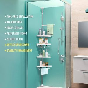 ADOVEL 4 Layer Corner Shower Caddy