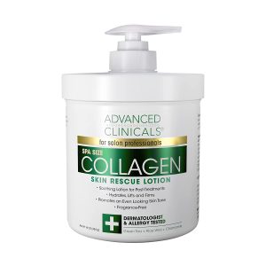 Advanced Clinicals Collagen Skin Rescue Lotion - Hydrate, Moisturize