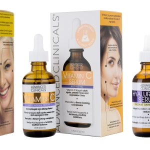 Advanced Clinicals Complete Skin Care Set with Anti-Aging Retinol Serum