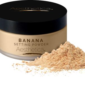 Aesthetica Banana Loose Setting Powder - Flash Friendly Superior Matte