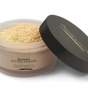 Aesthetica Banana Loose Setting Powder - Flash Friendly Superior Matte