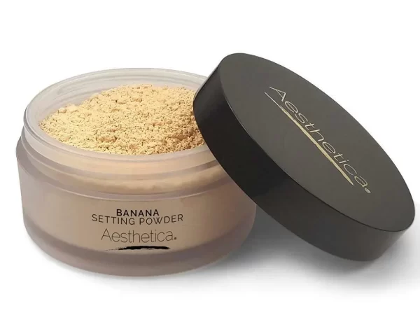 Aesthetica Banana Loose Setting Powder - Flash Friendly Superior Matte