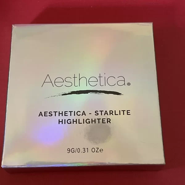 Aesthetica Starlite Highlighter - Metallic Shimmer Highlighting Makeup Powder