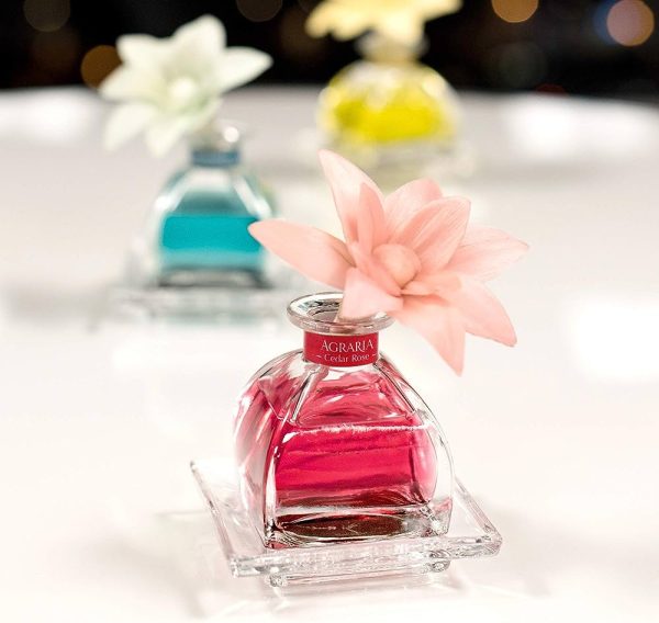 AGRARIA Luxury Woven Crystal Fragrance Cedar Rose Perfume