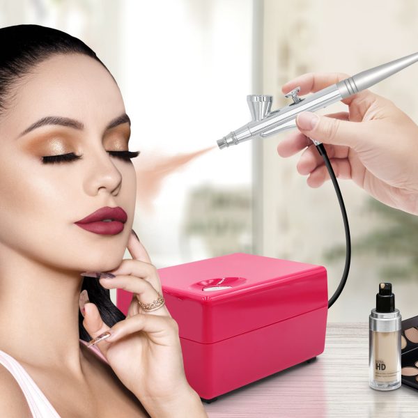 Glorious Airbrush Makeup Kit – Perfect for Face Painting, Tanning & Cake Decoration