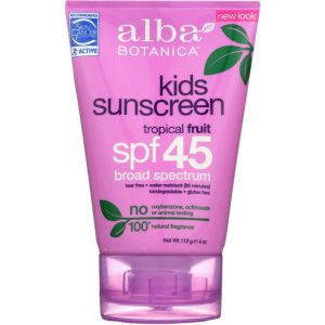 Alba Botanica Tropical Fruit Kids SPF 45 Sunscreen