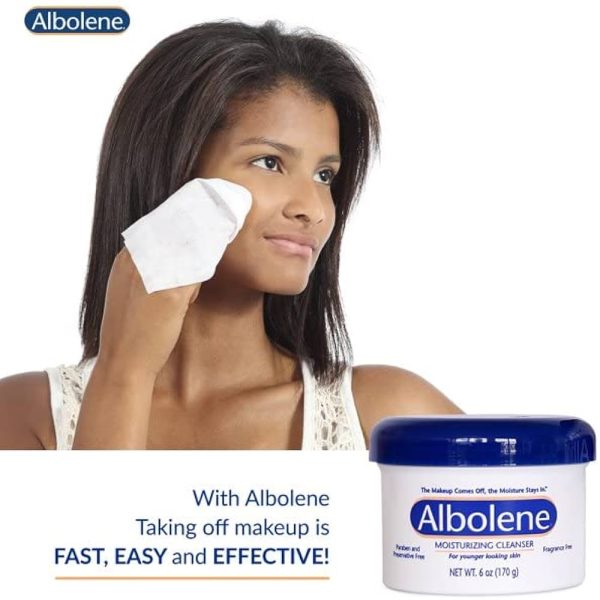 Albolene Moisturizing Cleanser | 3-in-1 Skin Care Product: Makeup Remover