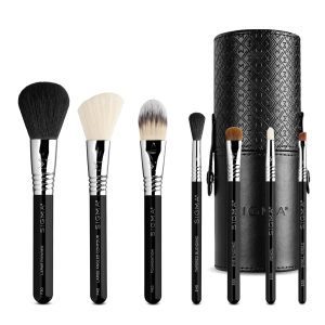 ALLA Faceset Makeup Brush Set Makeup Brush Mini 5 in 1, Travel Makeup Brush