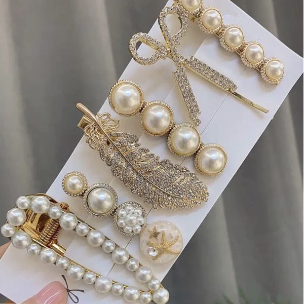 Allucho 22 Pack Pearl Hair Clips Fashion Hair Barrettes Sweet Artificial Macaron