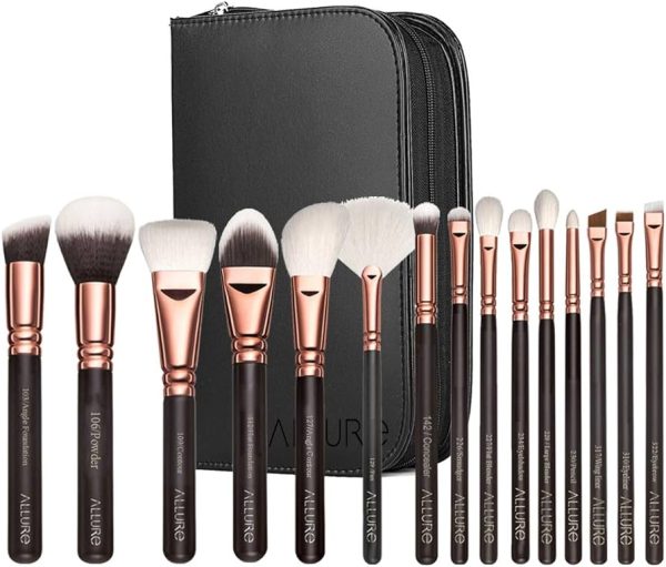 Allure Professional Makeup Brushes Kit (Set of 15)