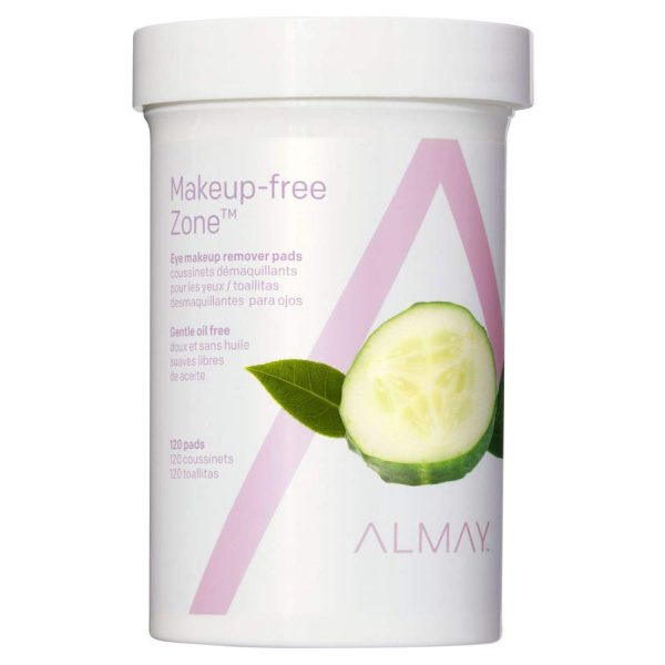 Almay Oil Free Gentle Eye Makeup Remover Pads with Aloe, Hypoallergenic