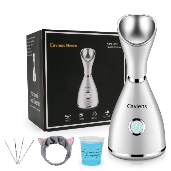 Amconsure Facial Steamer - Nano Ionic Facial Steamer Warm Mist Moisturizing Face