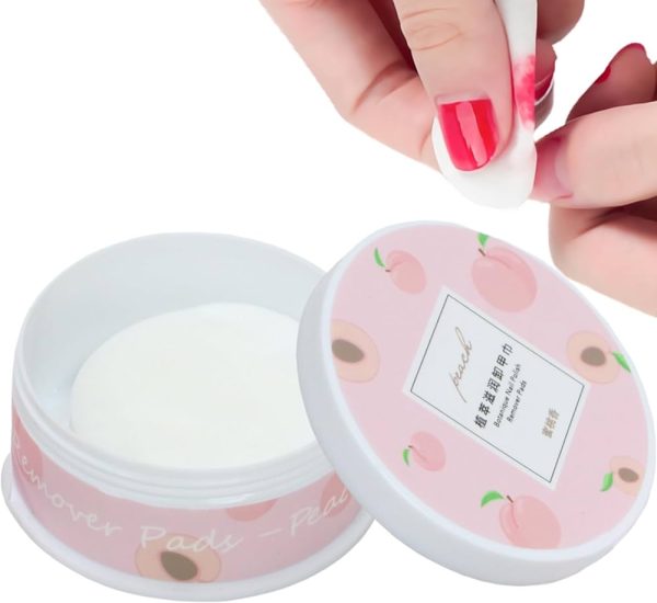 AMZ Nail Polish Remover Pads. Pack of 100 Acetone Free Remover wipes.