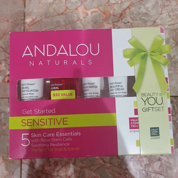 Andalou Naturals 1000 Roses 5 Piece Get Started Kit