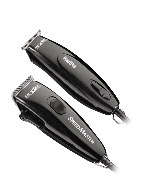 Andis Pivot Motor Adjustable Blade Clipper/Trimmer Hair Cutting Combo Kit