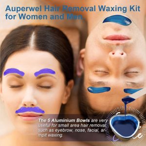 ANREACHO Wax Kit Wax Warmer for Coarse Hair Removal