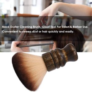 Anself Barber Cleaning Hairbrush Hair Sweep Brush Hairdressing Neck Face