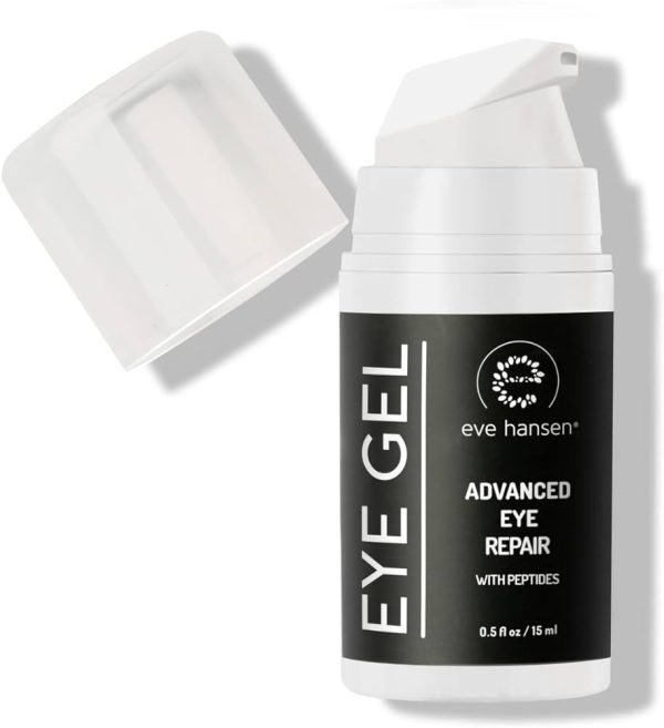 Anti Aging Eye Gel - Made in USA - for Dark Circles, Puffiness, Wrinkles