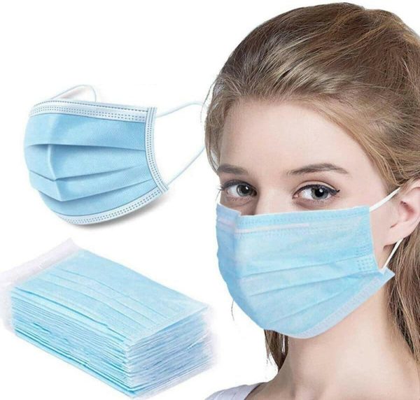 Anti Flu Mask Dust Proof Face Mask 3 Ply Non-woven