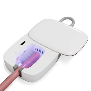 Antibacterial Toothbrush Covers with UV Light and Turbofan.