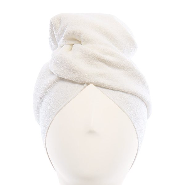 Aquis Original Microfiber Hair Towel, White