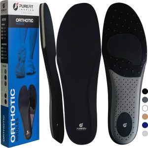 Arch Support Insoles for Men Women, PureFit Plantar Fasciitis Memory Foam