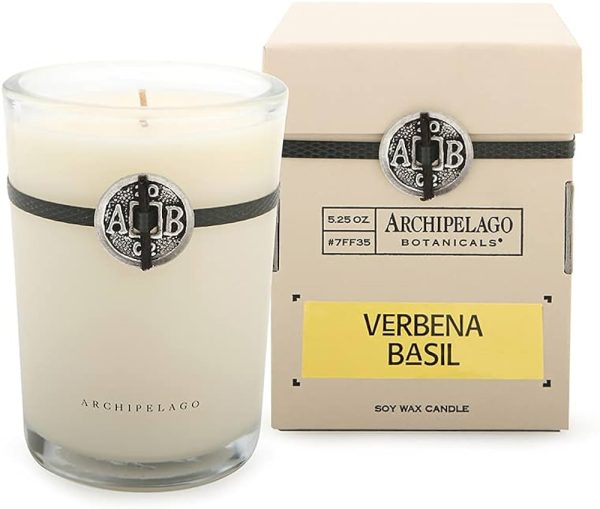 Archipelago Botanicals Verbena Basil Soy Candle