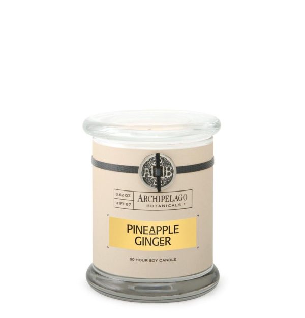 Archipelago Pineapple Ginger Glass Jar Candle