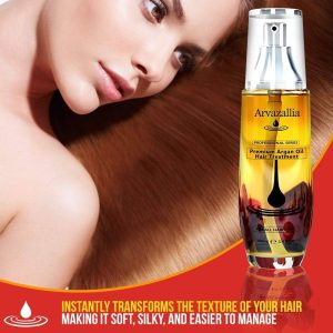 Argan Oil for Hair Treatment By Arvazallia Leave in Treatment &