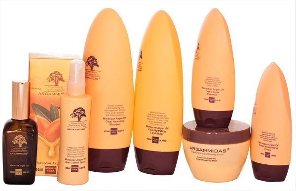 Arganmidas Moroccan Argan Oil Luxury Hair Care Bundle-Includes Hydrating