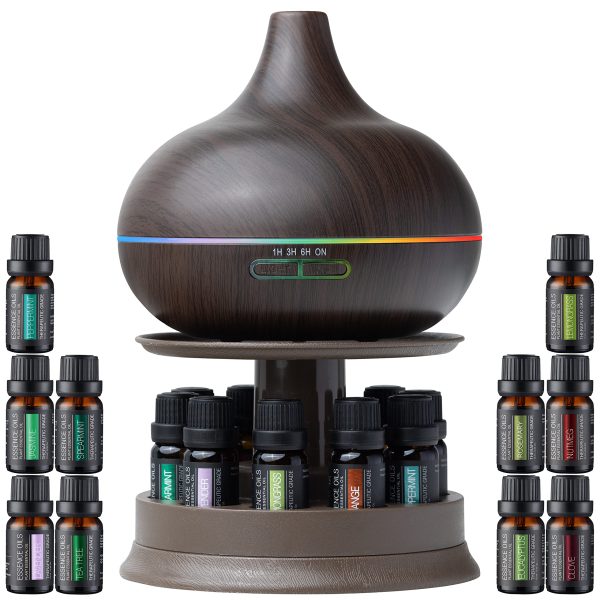 Aroma Diffuser & Essential Oil Set - Ultrasonic Diffuser