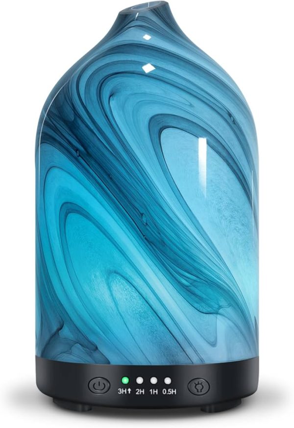 Aromatherapy Essential Oil Diffuser 120ml Art Glass