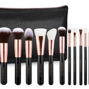 Arose Beauty Rose Gold Luxury Brush Set 12pc Makeup Face &