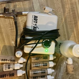 Art of Air Compressor And Airbrush Combo for Professional Airbrush Cosmetic