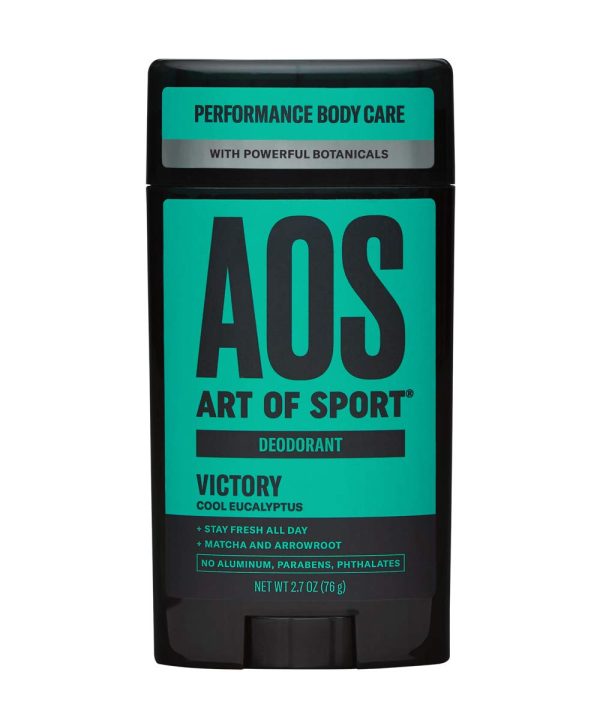 Art of Sport Men’s Deodorant Clear Stick, Victory Scent, Aluminum Free