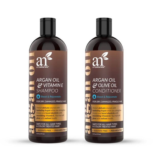 ArtNaturals Moroccan Argan Oil Hair Loss Shampoo & Conditioner Set