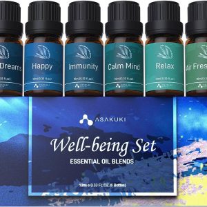ASAKUKI Top 6 Essential Oil Set