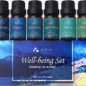 ASAKUKI Top Blends Essential Oils Set