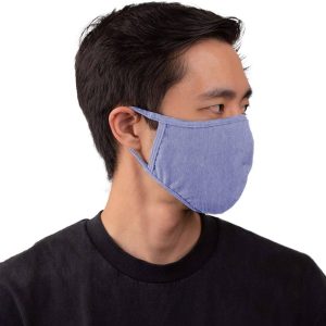 Auliné Collection Made in USA Cotton Fabric Washable Reusable Fashion Face Mask
