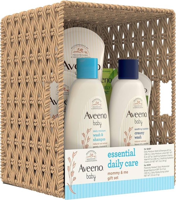 Aveeno Baby Essential Daily Care Baby & Mommy Gift Set