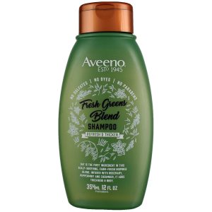 Aveeno Scalp Soothing Fresh Greens Blend Shampoo, 12 Ounce