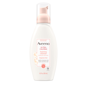 Aveeno Ultra-Calming Foaming Cleanser and Makeup Remover for Dry
