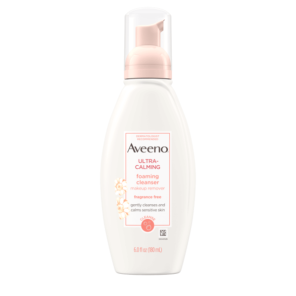 Aveeno Ultra-Calming Foaming Cleanser and Makeup Remover for Dry