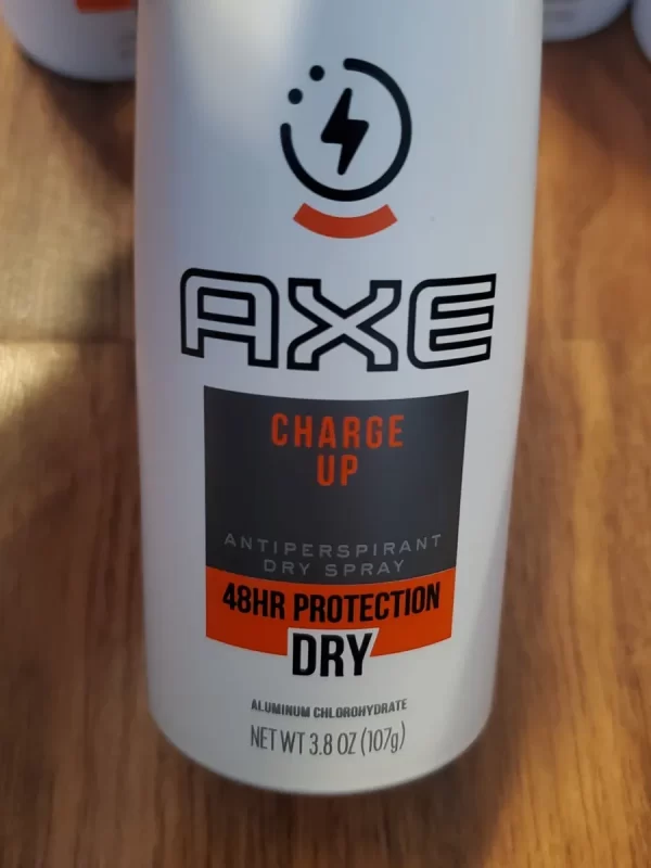 AXE Dry Spray Antiperspirant Deodorant for Men, Charge Up Protection