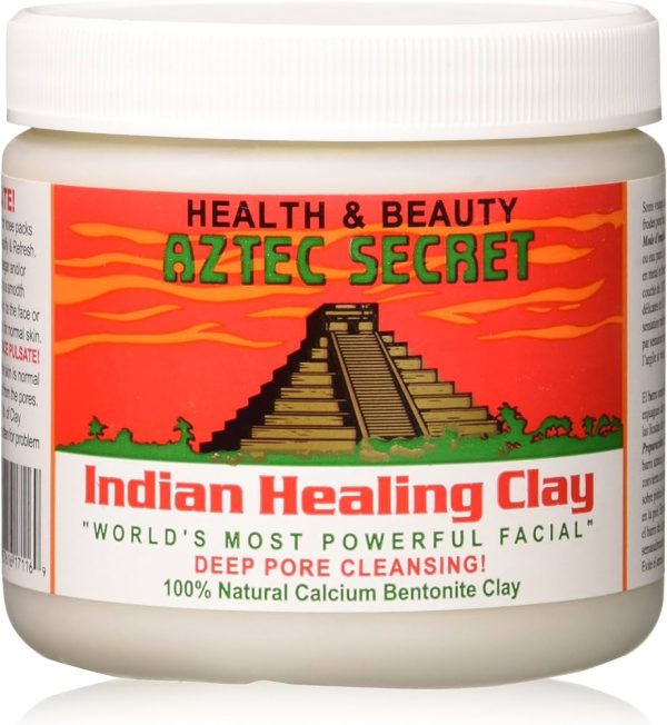 Aztec Secret - Indian Healing Clay 1 lb - Deep Pore Cleansing Facial & Body Mask